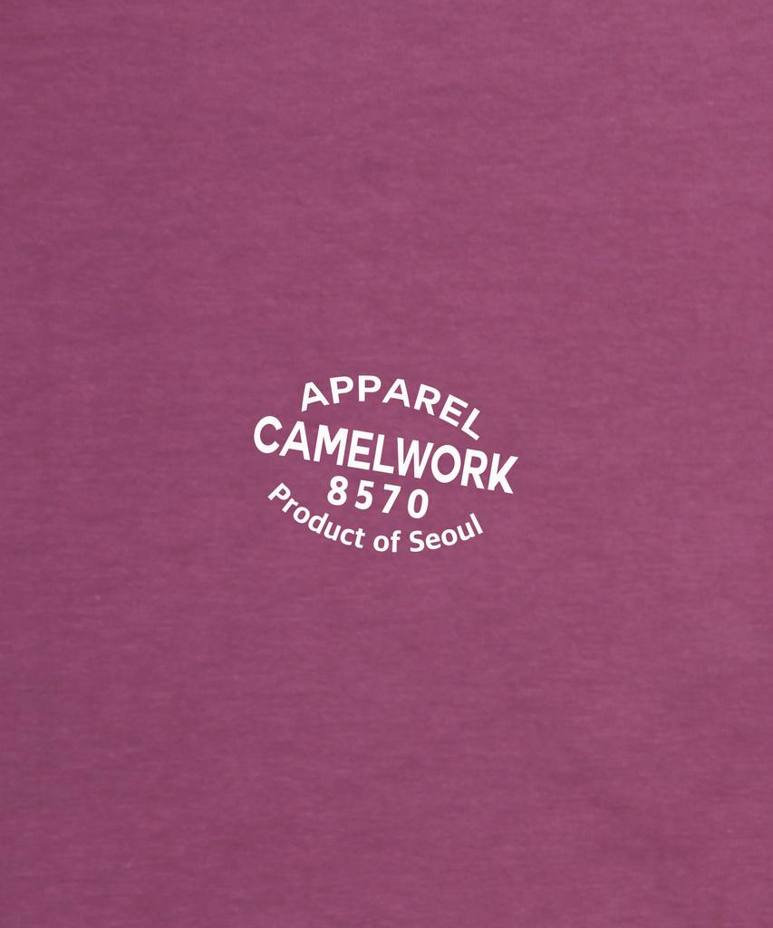 CAMEL WORK 8570 Camel Apparel Short Sleeve T-Shirt (Deep Pink)