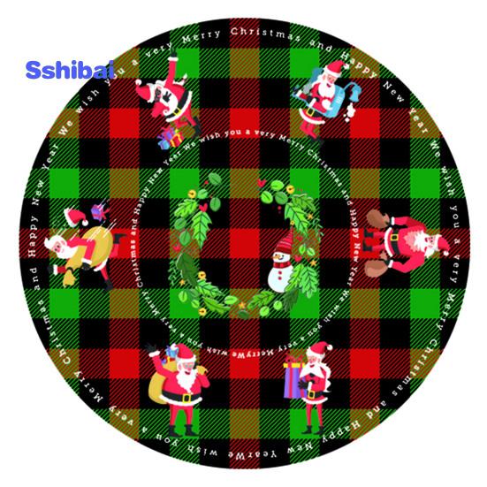 Юбка «Рождественская елка», яркий цвет, простая установка, снежинка, принт лося, круглый большой коврик для рождественской елки, декор