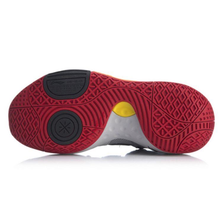 Li Ning All City 8 Breathable Low-Top Basketball Shoes Men Sneakers Gray Orange ABPQ005-3