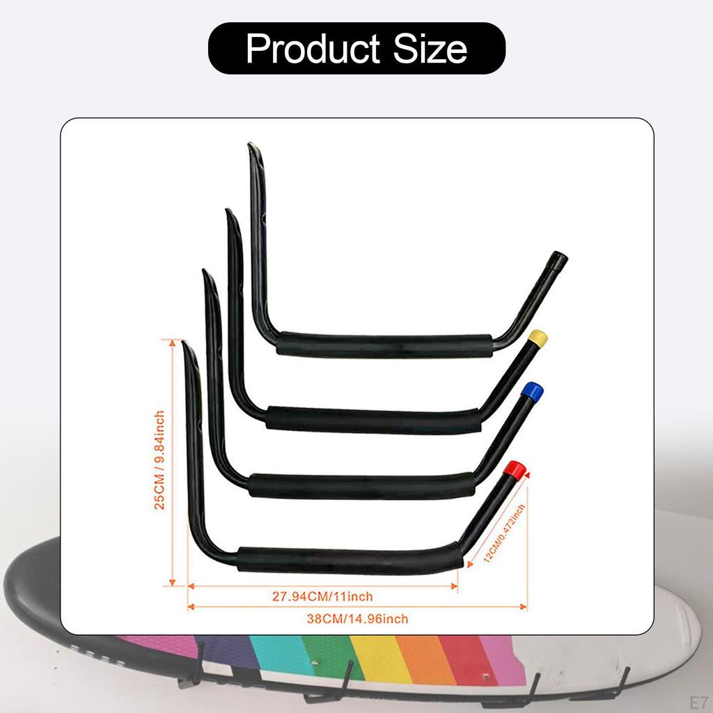 Kayak Storage Rack Bracket Organizer Wall Hanger for Paddleboard Bike Indoor Tools