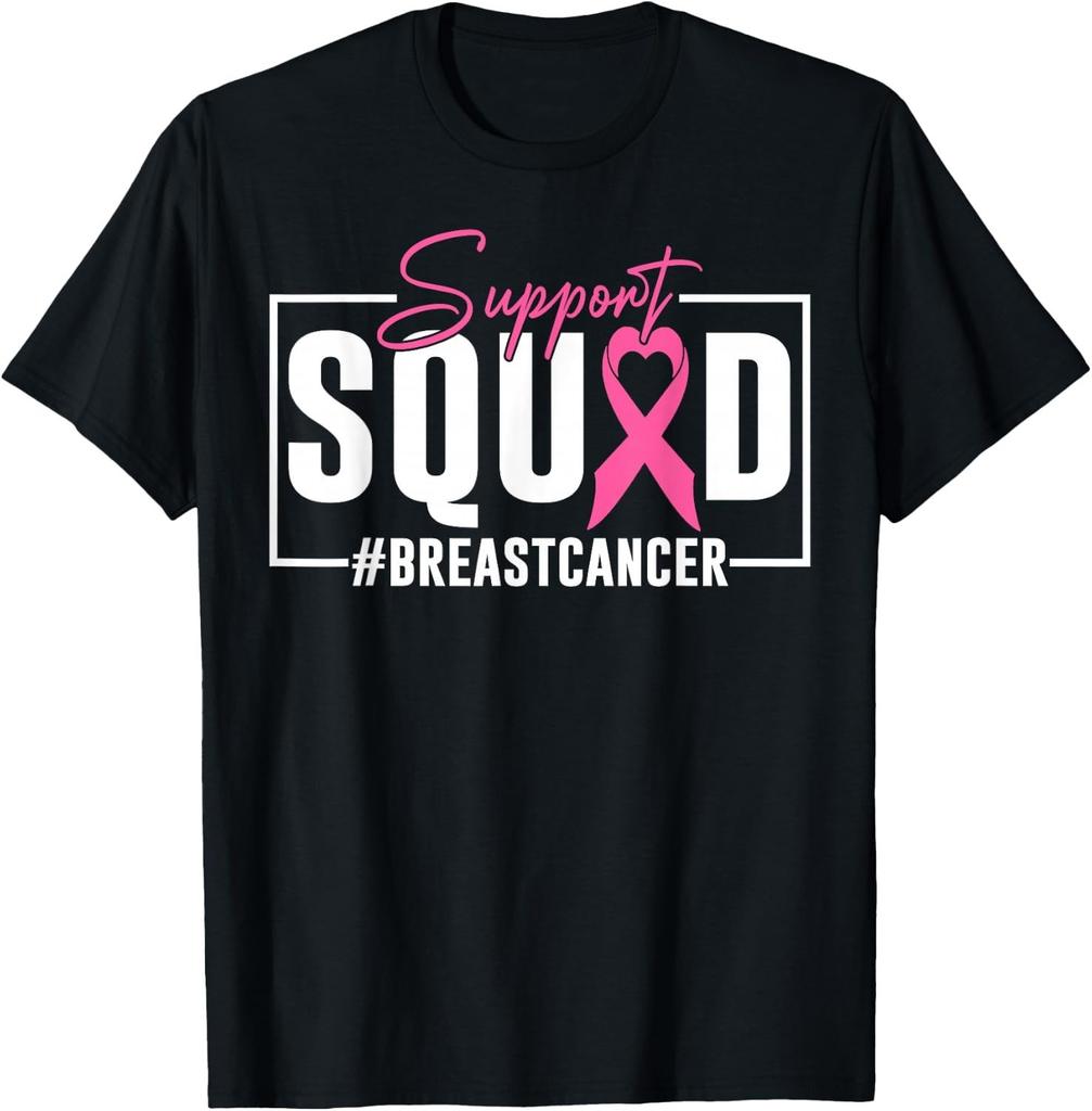 Breast Cancer Warrior Support Squad Breast Cancer Awareness unisex T-Shirt