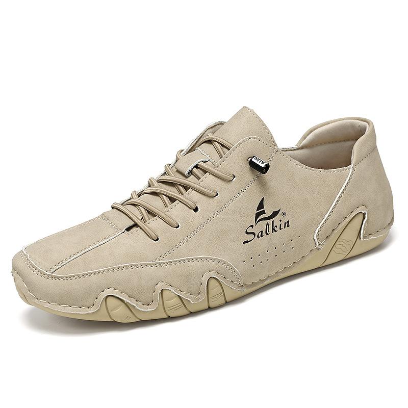 Модная мужская обувь Четыре сезона Новая обувь больших размеров Повседневная обувь Модная низкая обувь Мягкая подошва Дышащая уличная мужская спортивная обувь для ходьбы