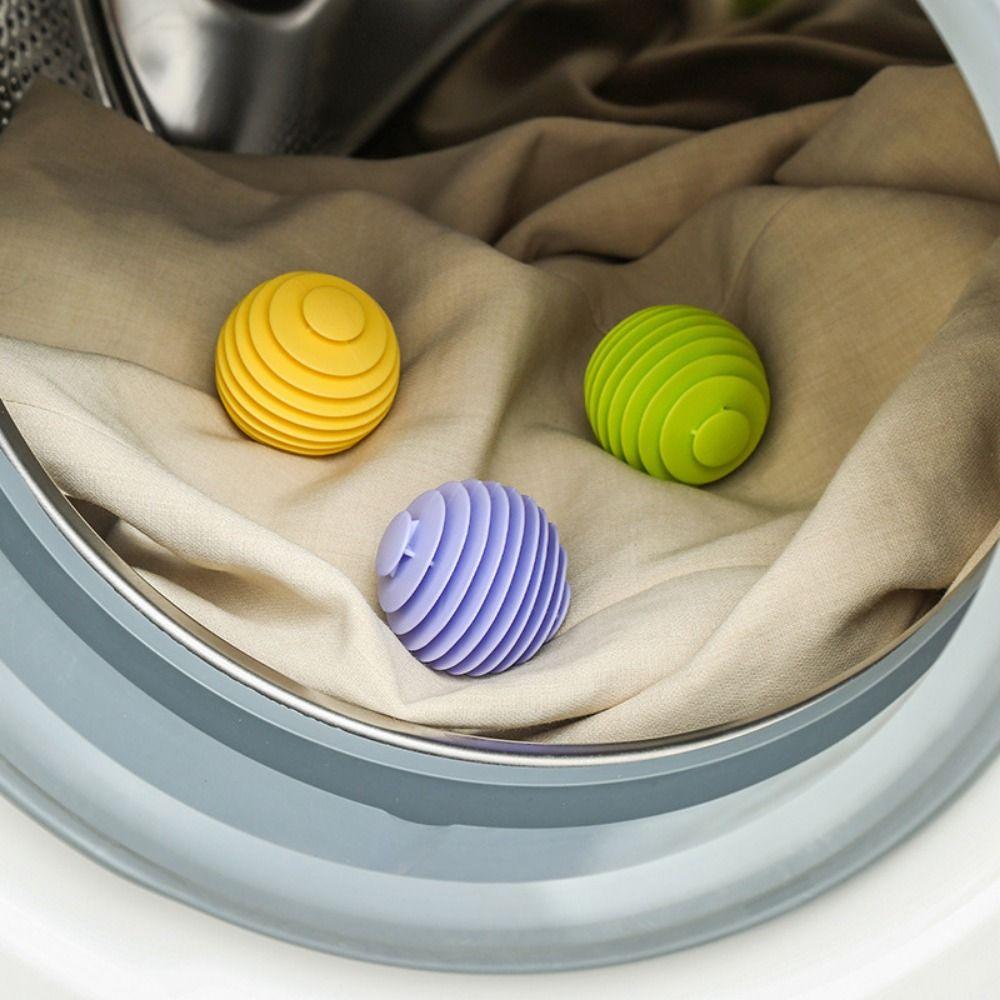 3pcs Reusable Washer Clothes Wash Ball Anti Entanglement Laundry Protective Ball  Home