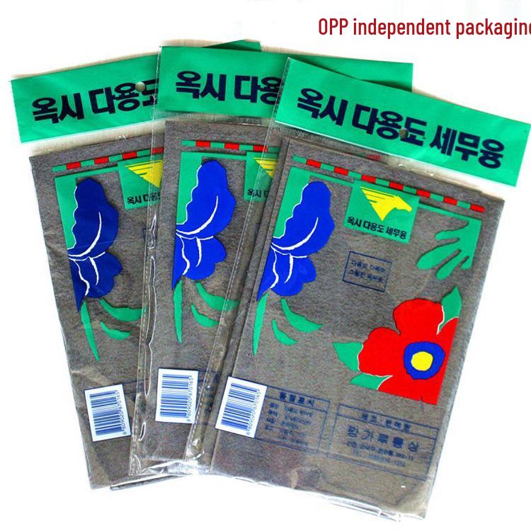 Волшебная безворсовая салфетка для чистки стекла без разводов - Толстая, впитывающая и не линяющая для зеркал