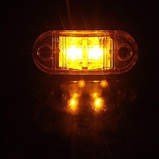 12-30 В 6000 К Водонепроницаемая мигалка «Пираньи» Светодиодная автомобильная боковая габаритная лампа тормозного сигнала