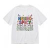 Men's Fashion Classic T-Shirt Colorful Insect Blooming Garden Art Print Tee