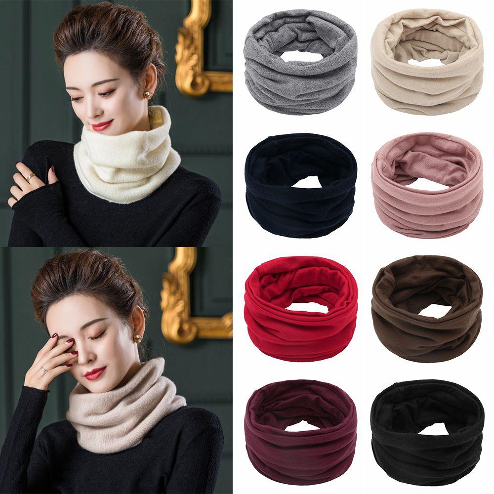 Windproof Face Bandana Mask Neck Balaclava Knitted Scarf Collar Scarves Face Cover Neck Warmer