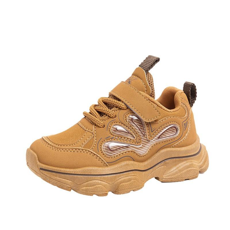 Kids Chunky Sneakers Girls Boys Breathable Mesh Running Shoes With