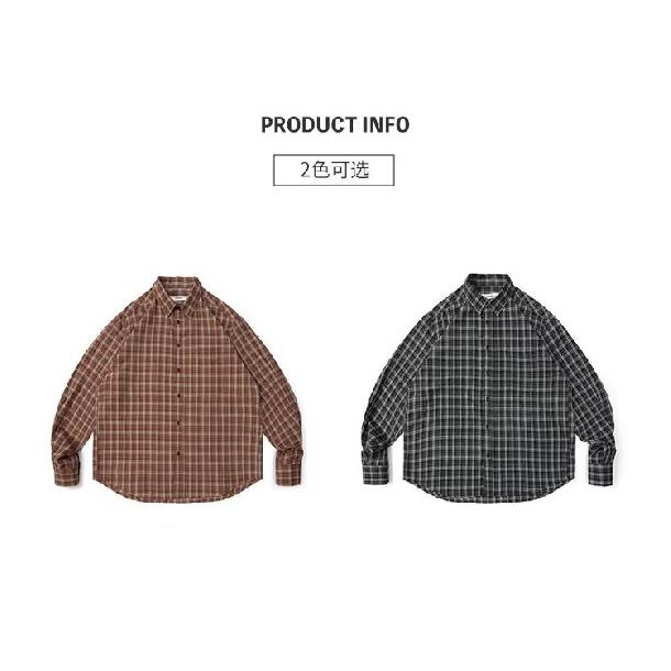 Рубашка с длинным рукавом с буквенным принтом 2024 года в японском стиле в стиле Гонконга, свободная рубашка для мальчиков, летнее модное универсальное повседневное пальто