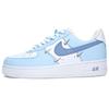 Nike Air Force 1 Низкие, износостойкие, для скейтбординга, женские, светло-голубые, FV3654-111(Команда252-)