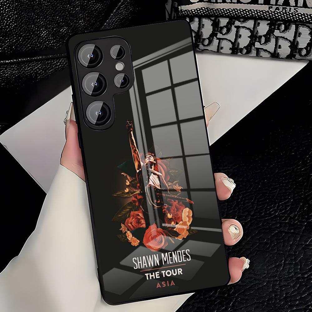 Чехол для телефона Shawn Mendes для Samsung S26 S25 Plus S20 S20 Plus S22 Ultra S23 FE S21 Plus S21 Ultra Стеклянная крышка