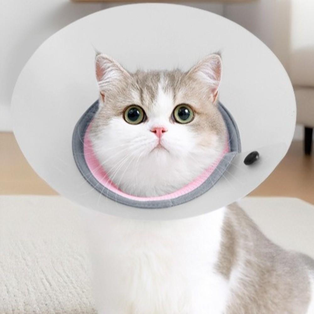 Breathable Pet Protective Collar Adjustable Anti-Bite Collar Recovery Cone Collar Animal Care