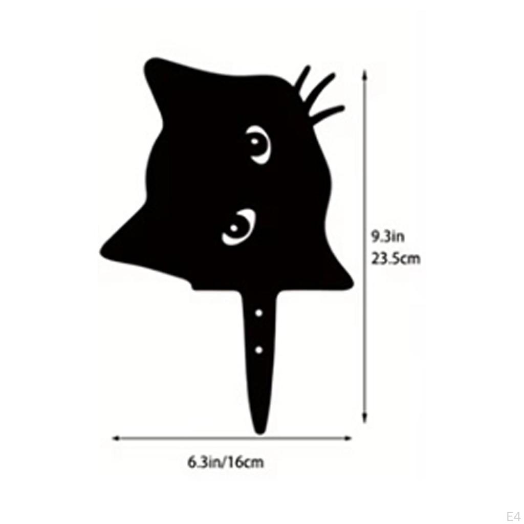 Cat Stake Garden Decor ,Outdoor Decoration, Yard Art Ornament, Lawn Decorative for Porch