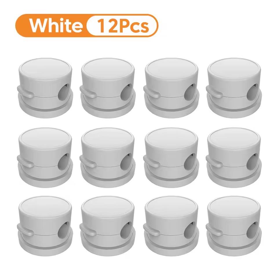 Магнитный зажим для кабеля с вращением на 360 градусов, органайзер для кабелей, держатель, самоклеящийся фиксатор проводов, органайзер для USB-кабеля для зарядки, для дома, офиса