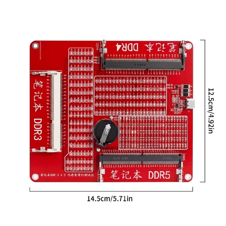 Эффективный анализатор диагностики памяти DDR3 DDR4 DDR5 с низким энергопотреблением для домашнего и офисного использования