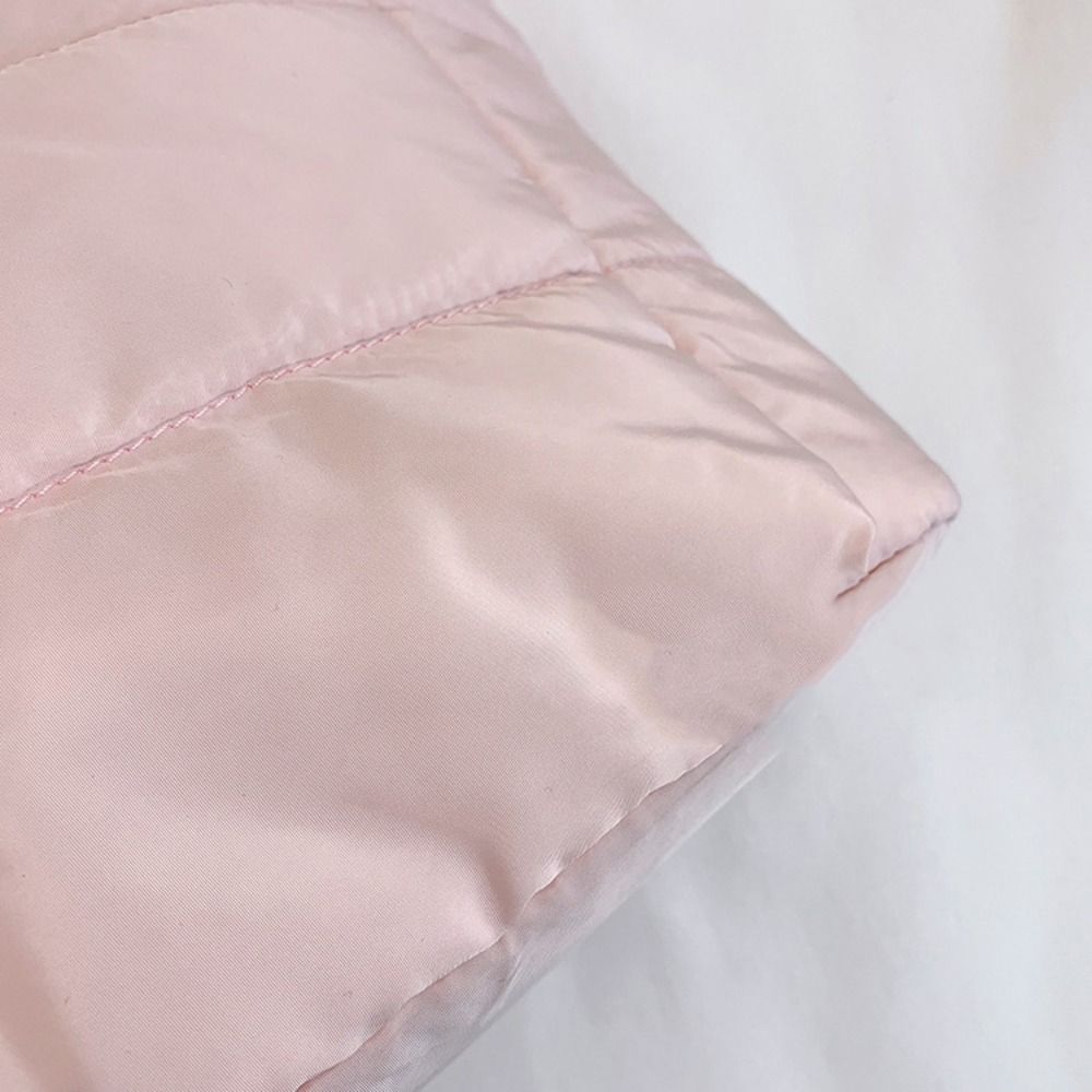 Корейский стиль Пуховая хлопковая наплечная сумка Однотонная нейлоновая сумка-тоут Хлопковая стеганая сумка Леди