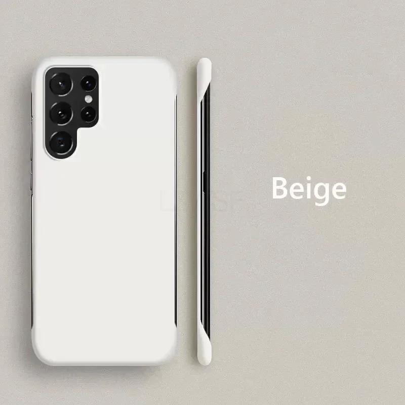 Безрамный тонкий матовый жесткий чехол из ПК для Samsung Galaxy S25 S23 S24 FE Ultra S21 FE S22 Plus 5G противоударный чехол-накладка