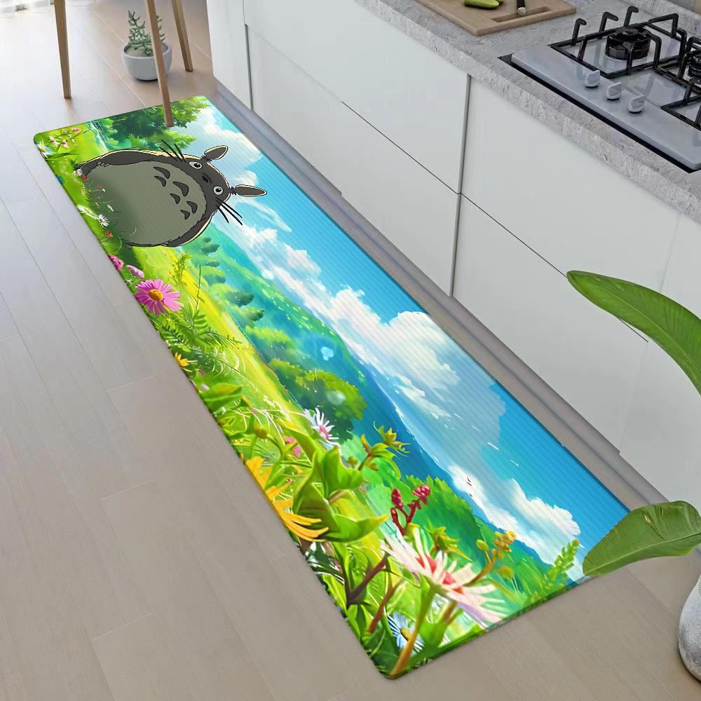 Entrance Front Door Doormat Anime For Totoros Non-slip Kitchen Rug Living Room Rugs Balcony Bathroom Foot Mat Floor Mats Carpet