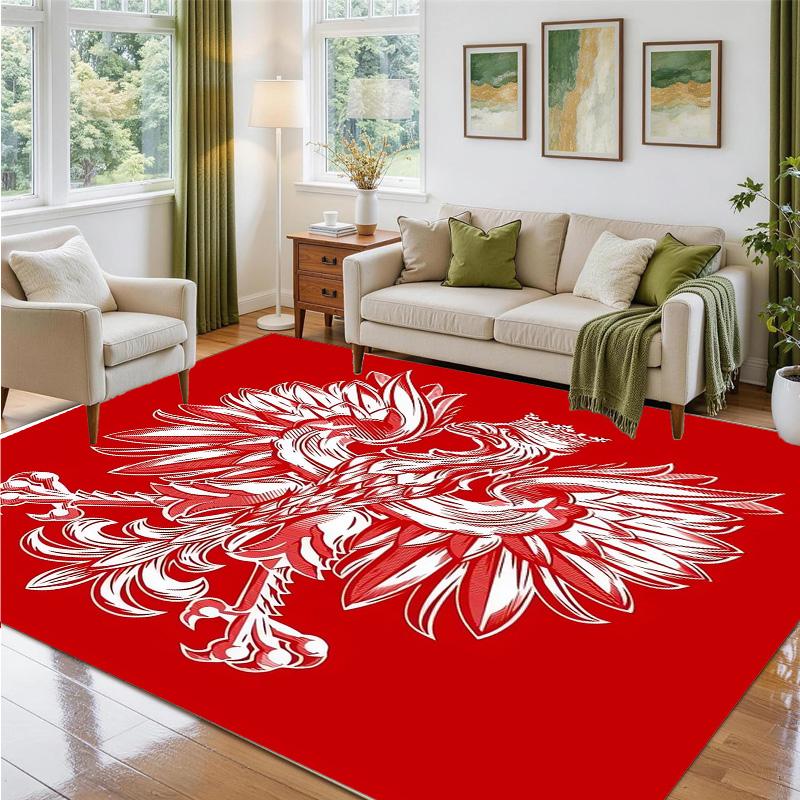 Poland Design Crystal Velvet Rug Soft Decorative Mat for Bedroom Entrance
