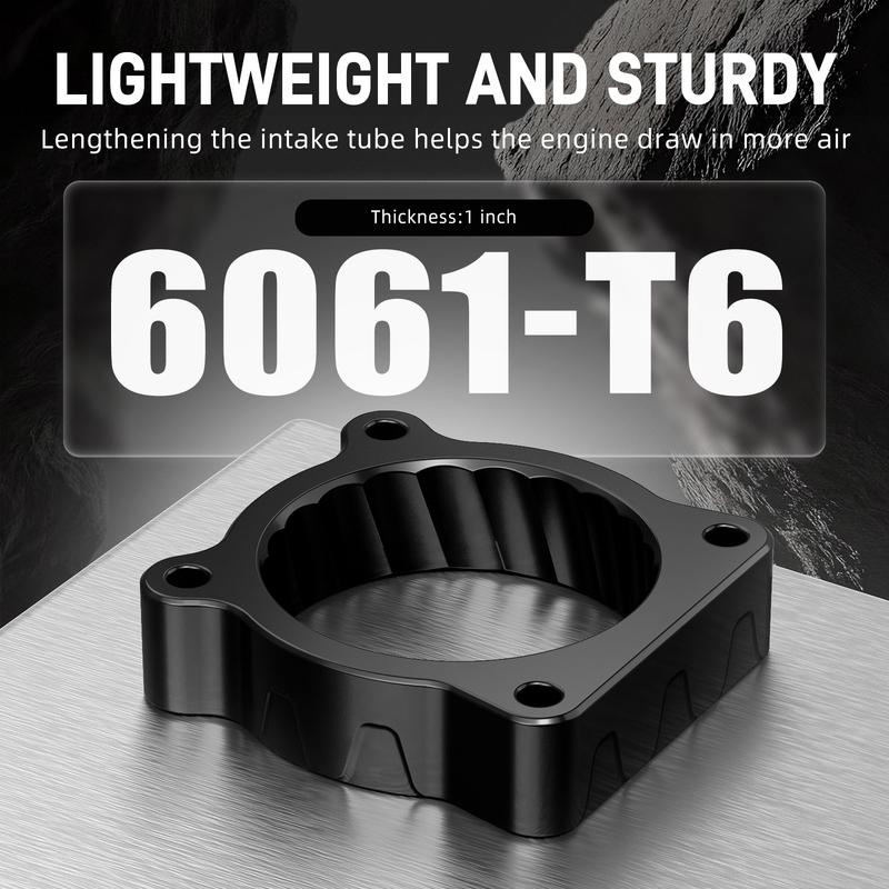BEVINSEE Aluminium Throttle Body Spacer Connection For Toyota 4Runner 2010-2024 For Toyota FJ Cruiser 2010-2014 Tundra 2011-2014