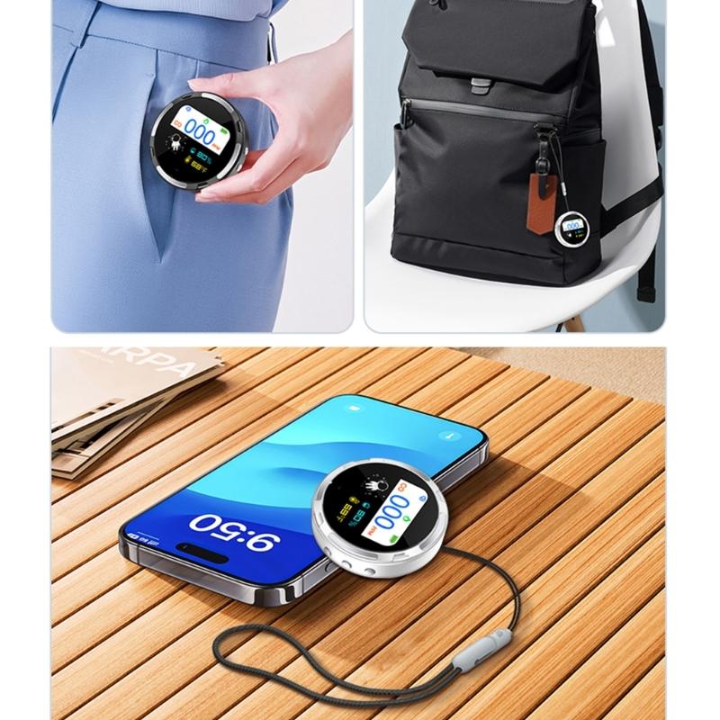 Intelligent Carbon Monoxide Tester Customizable Warning Level Visual Audible Alarms Portable Design For Multiple Environment