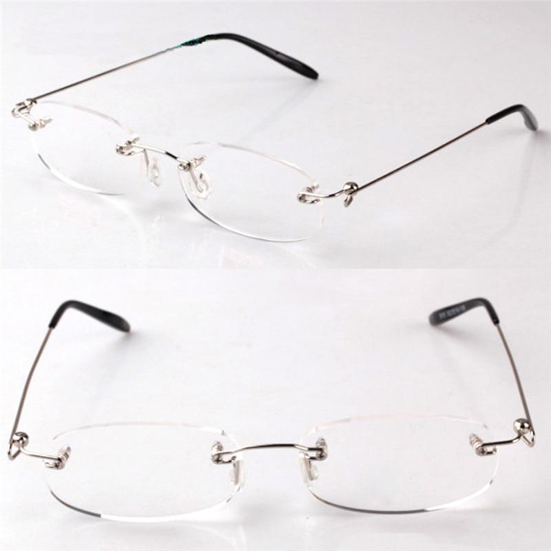Ultralight Frameless Reading Glasses Unisex High-Definition Rimless Glasses