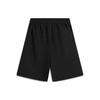 Li Ning Wade Series Letter Print Loose Casual Shorts Men Shorts Black AKSU347-6