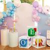 VICASKY Balloon Box Birthday Letter Set Transparent One Balloon Box 1st Year Old Decoration Alphabet Balloon Party Decoration Birthday Reception