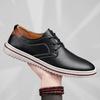 Большой размер 48 мужская обувь повседневная универсальная мужская кожаная обувь 47 деловая британский тренд синяя обувь кожаная обувь