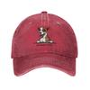 Custom Fashion Cotton Peeking Dog Jack Russell Terrier Baseball Cap Women Unisex Adjustable Adult Dad Hat Spring