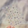 Shiny Blowing Bubble Nail Decorations Stickers 5D Shell Light Love Cat Bubble Transfer Slider Sticker DIY Manicure Decals