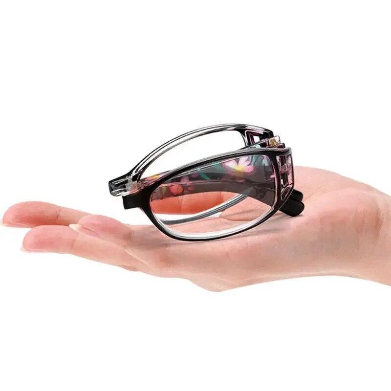 Новые модные складные очки для чтения для мужчин и женщин, анти-синий луч, анти-усталость, полная оправа, портативные очки с оригинальной коробкой