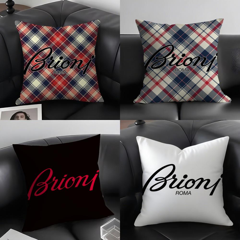 Classic Brand BBrioniS Cushion Cover Pillowcase Ultra Soft Skin Friendly Fabric Cloud Like Comfort Concealed Zipper