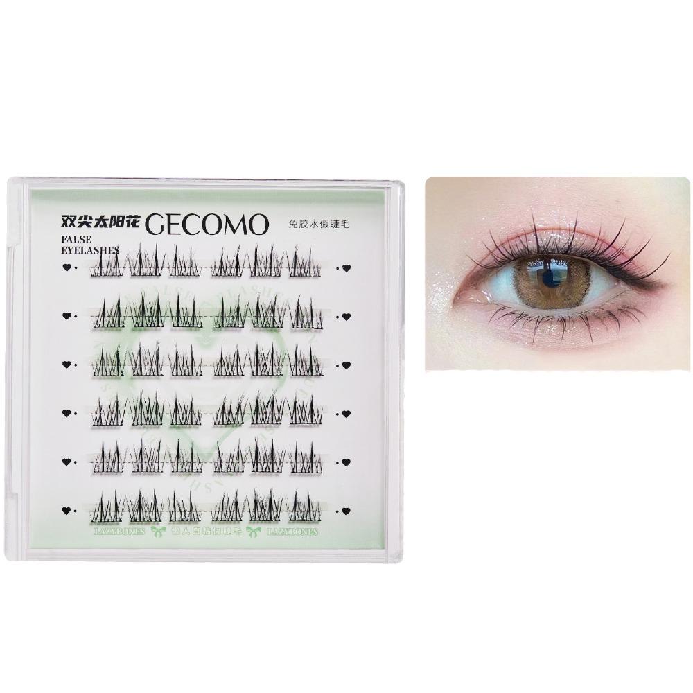 Накладные ресницы без клея для наращивания ресниц, индивидуальные пучки накладных ресниц ежедневно