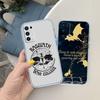 Прозрачный чехол для телефона «Четвертое крыло» для Samsung Galaxy A04 A04S A14 A23 A34 A54 M23 M33 M52 M53
