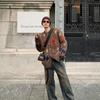 Рождественский винтажный свитер с круглым вырезом для мужчин, свободный повседневный вязаный кардиган Harajuku High Street на осень-зиму