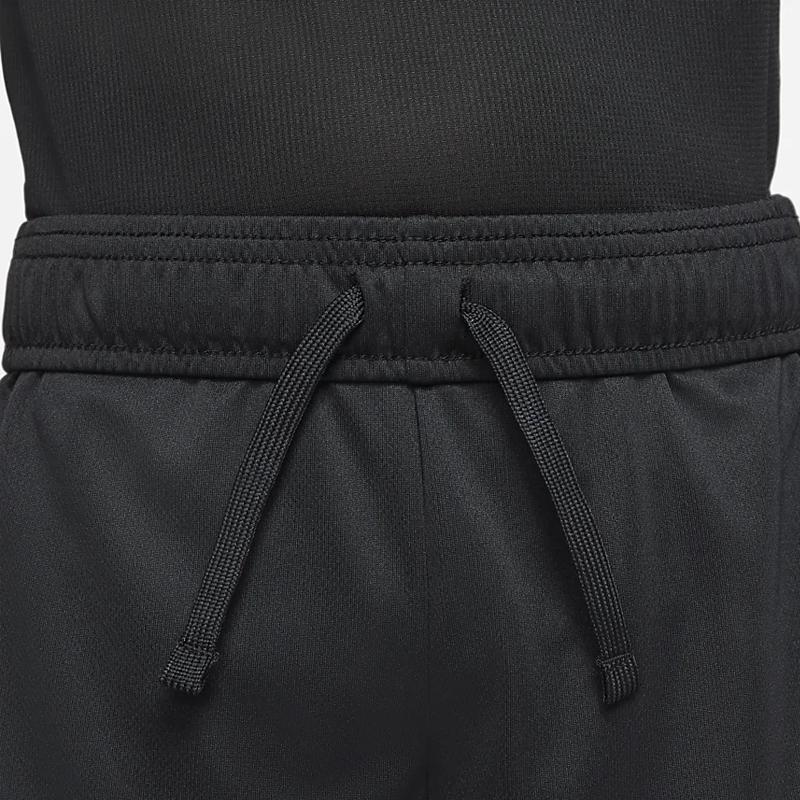 Nike Детские шорты с принтом логотипа, однотонные, детские штаны, черные DM8532-010