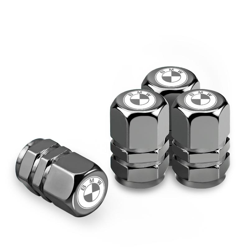 4Pcs Metal Car Tire Valve Core Cap Wheel Valve Cover For BMW G30 G20 G05 F30 F10 E90 F20 E60 X4 X5 X6 G20 G05 G11 E48 Auto Parts PZ8
