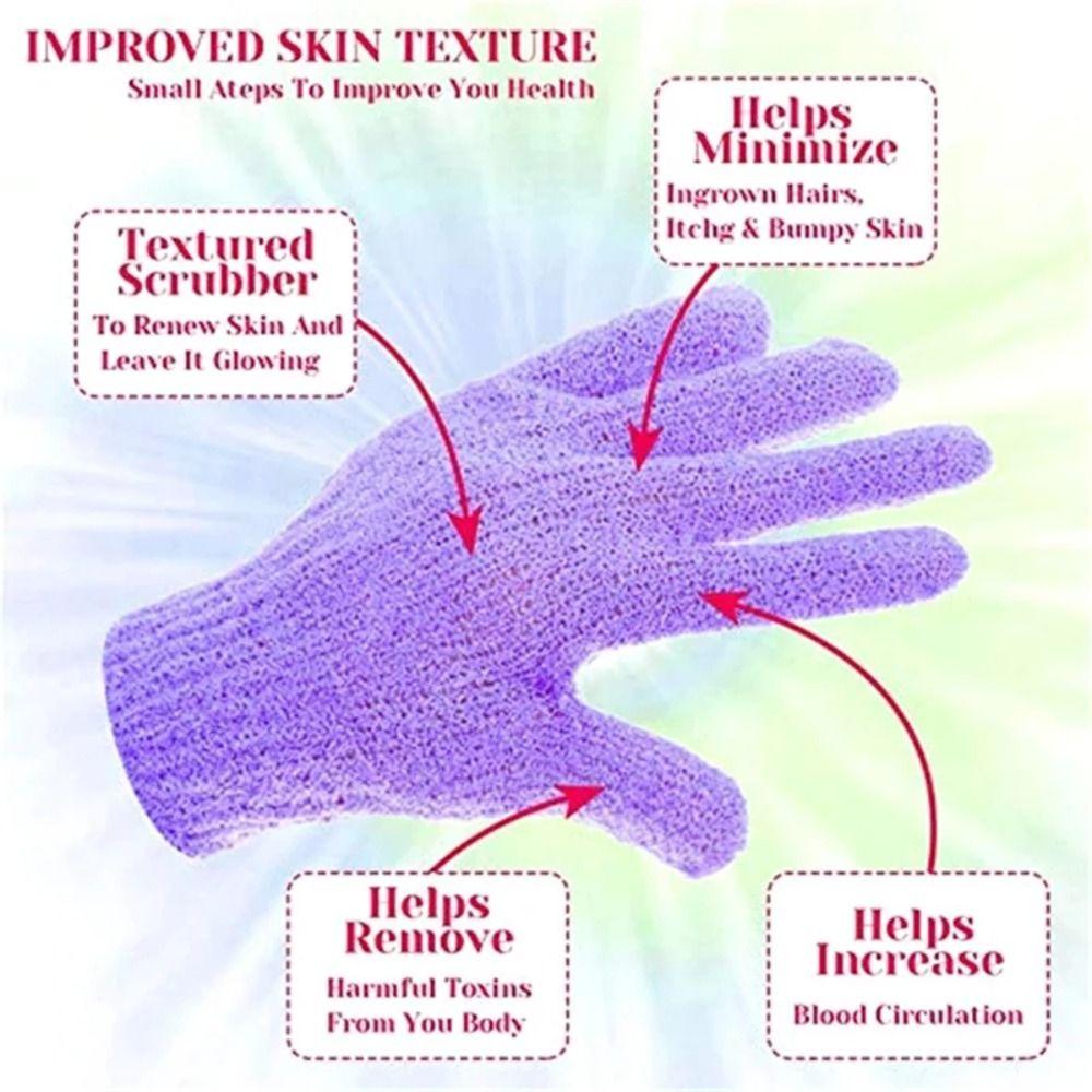 Moisturizing Shower Wash Cloth Exfoliating Bathing Cleaning Gloves  Bathroom Spa Products