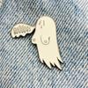 New Enamel Pin Ghost Cool Saying Metal Pin Gift Birthday 1 Piece