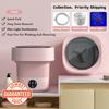 Большая Портативная Электронная Мини-Стиральная Машина Общежитие Машина для Стирки Нижнего Белья Вместимость Складная Стиральная Машина