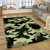 3D Colorful Camo Green Camouflage 2025 Style Carpet Rug for Living Room Bedroom Home Sofa Decoration Area Rug Non-slip Floor Mat