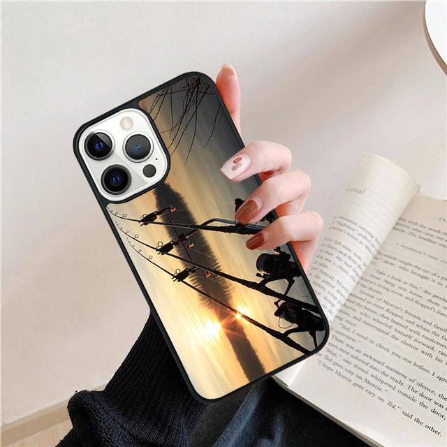 Fish Fishing Carp Funny Coque Shell For iPhone 17 Air 15 16 14 13 12 Pro Max 11 Pro Max Plus Phone Case Cover
