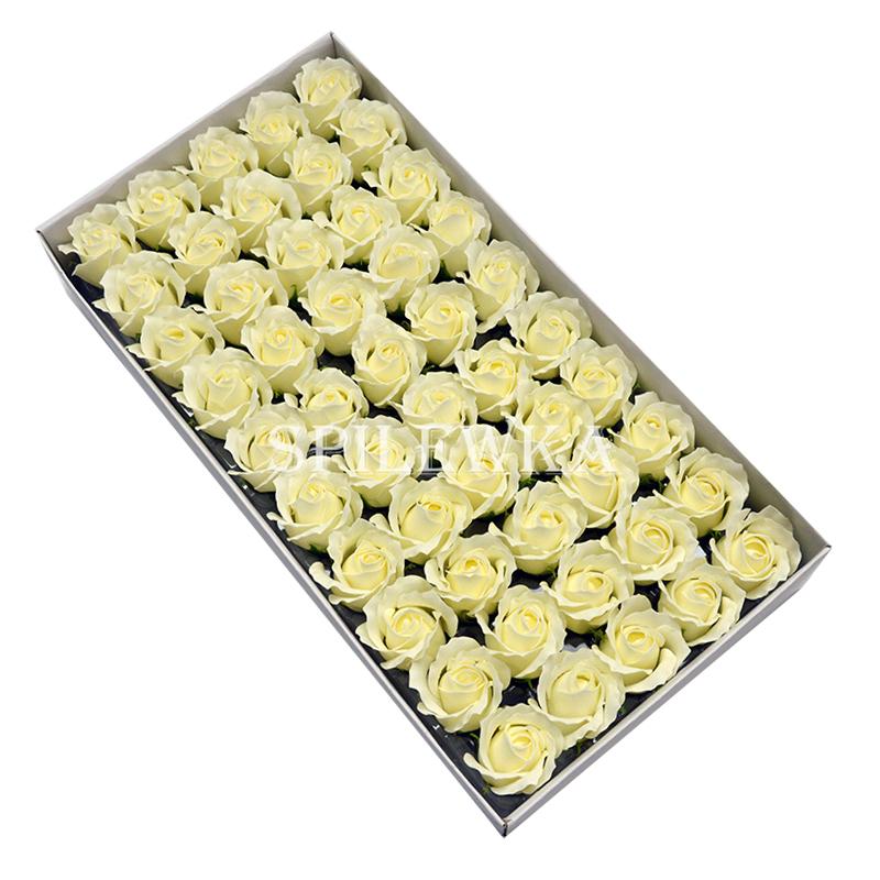 Spilewka 3-Layer Rose with Curly Petals Fake Flowers Heads Wedding DIY Gift Box Valentine's Day Home Decor Artificial Flower