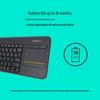 Logitech Беспроводная сенсорная клавиатура K400 Plus