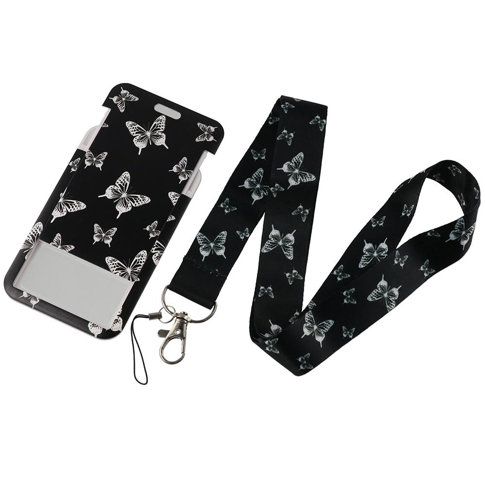 Пластиковый бейдж-лента Черный держатель для бейджа с выдвижной катушкой Держатель для ID-карты Офис