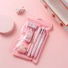 Cartoon Stationery Set Cute Pencil Eraser Correction Tape Ball-point Pen School Office Writing Supplies Gift Stationery