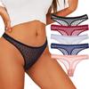 M-XL Women's Panties Sexy G-String Perspective Woman Thong Low-Waist Panties Hollow Out T-back Female Underwear Lingerie