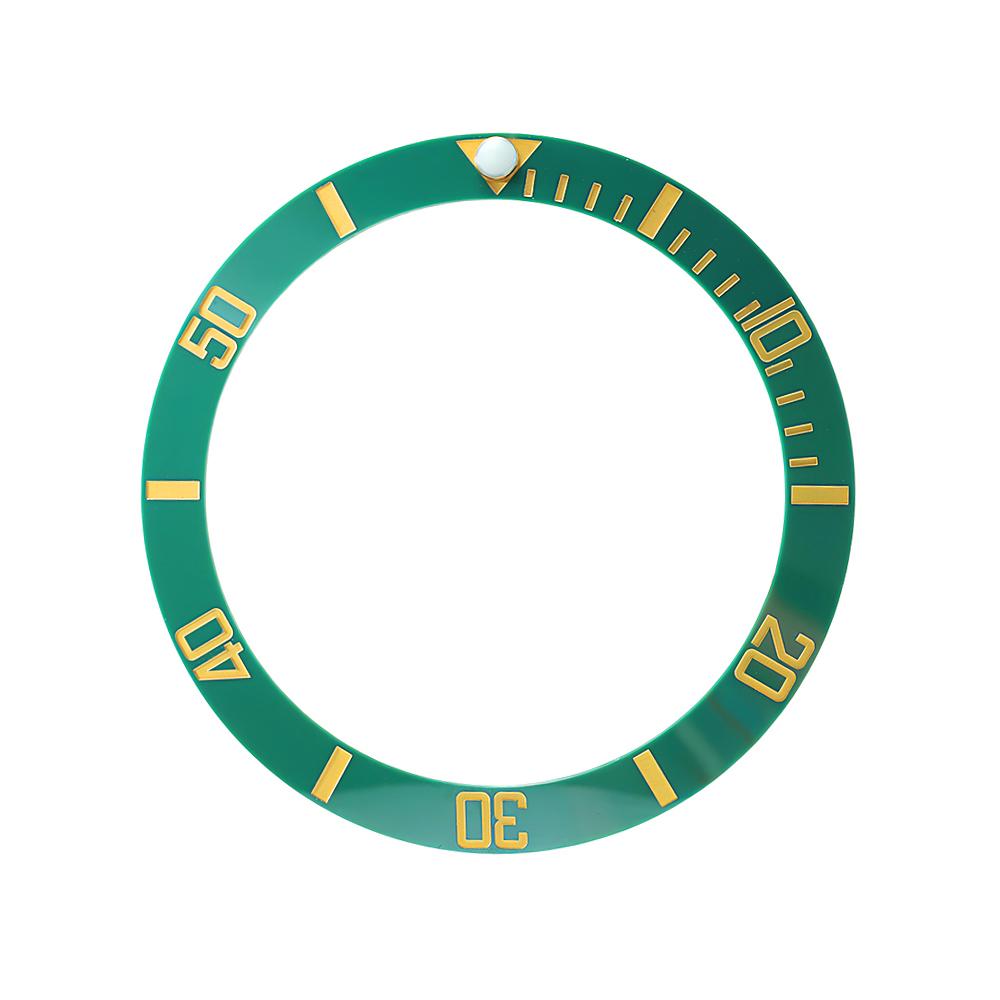 38 мм Керамический Сплав Вставка Безеля Кольцо Наклон для Корпуса Часов Water Ghost NH35 NH36 для GMT Дайвинг Мужские Часы Деталь Аксессуары