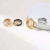 Love Faith Hope Triple Interlocked Engagement Rings for Women Stainless Steel Wedding Promise Gift